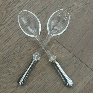 Unique Vintage Salad Server Set- 2pcs MADE IN ITALY